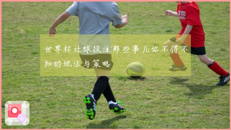 世界杯让球投注那些事儿你不得不知的玩法与策略