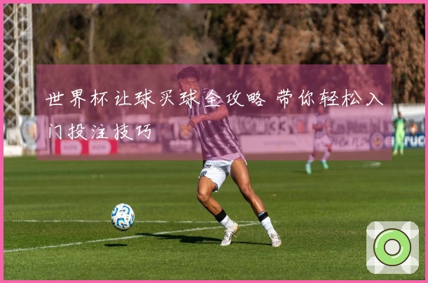 世界杯让球买球全攻略 带你轻松入门投注技巧